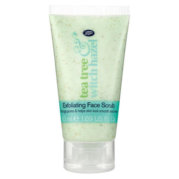 Mini Tea Tree & Witch Hazel Exfoliating Face Scrub 50Ml